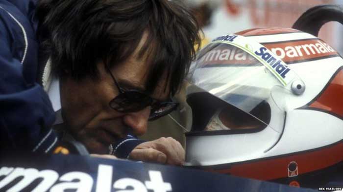 Bernie Ecclestone e Nelson Piquet - Brabham