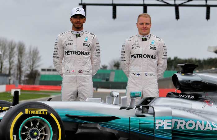 Lewis Hamilton e Valtteri Bottas