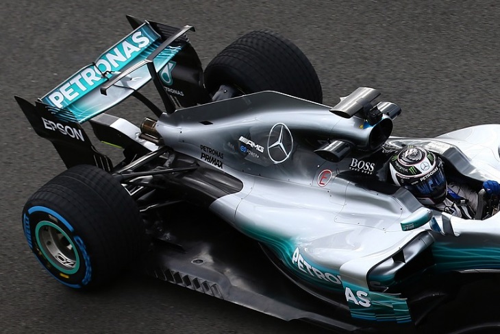 Aleta do Mercedes W08