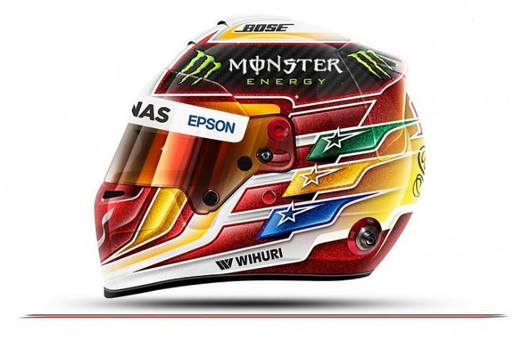 Capacete de Lewis Hamilton