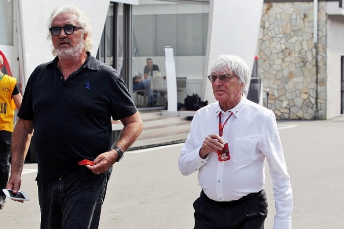 Flavio Briatore e Bernie Ecclestone