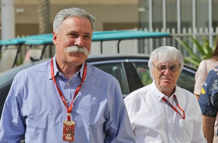 Chase Carey e Bernie Ecclestone