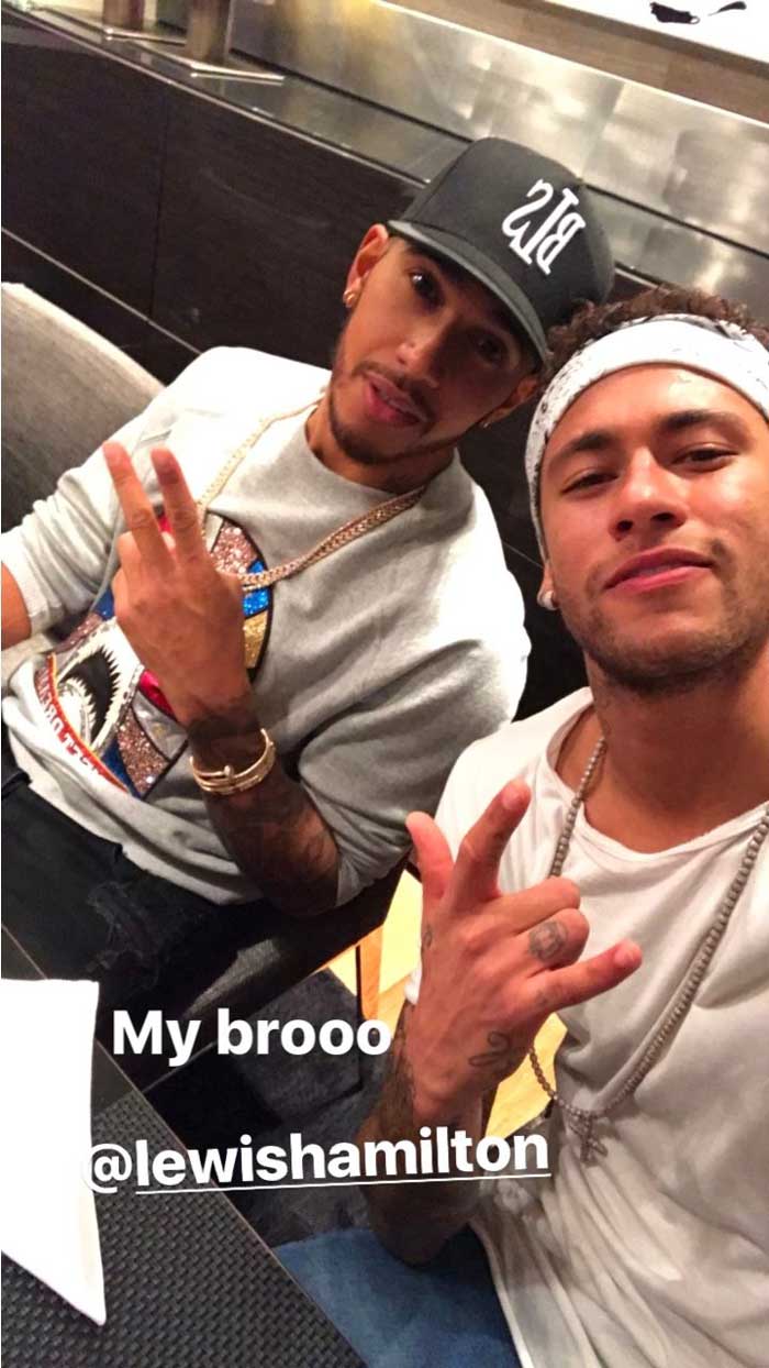 Hamilton e Neymar