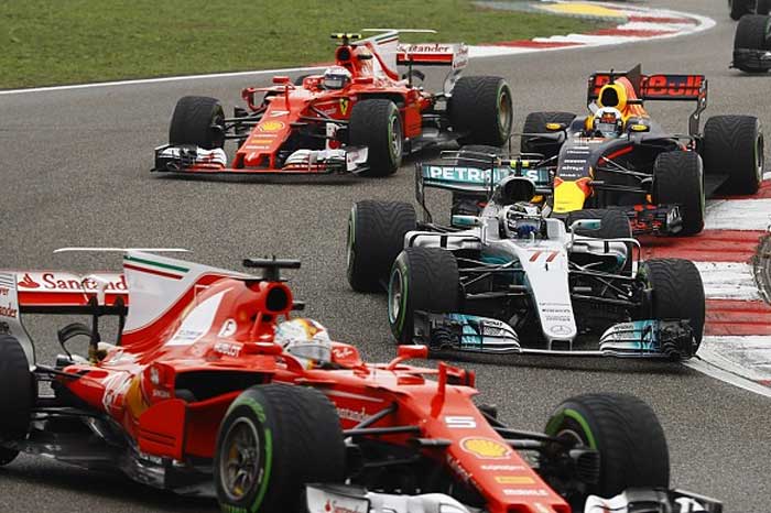 Ferrari, Mercedes e Red Bull