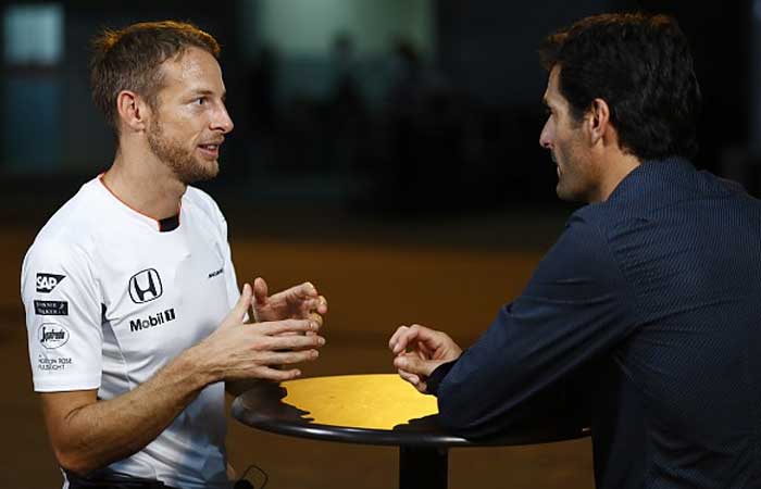 Jenson Button e Mark Webber