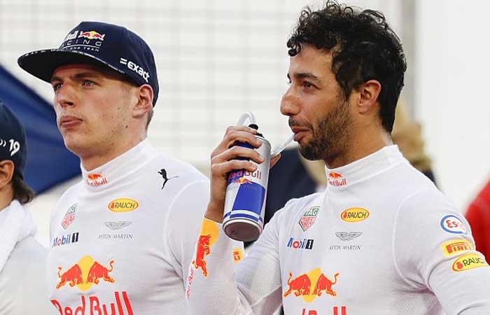 Max Verstappen e Daniel Ricciardo