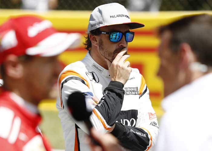 Alonso após classificação em Barcelona - 2017