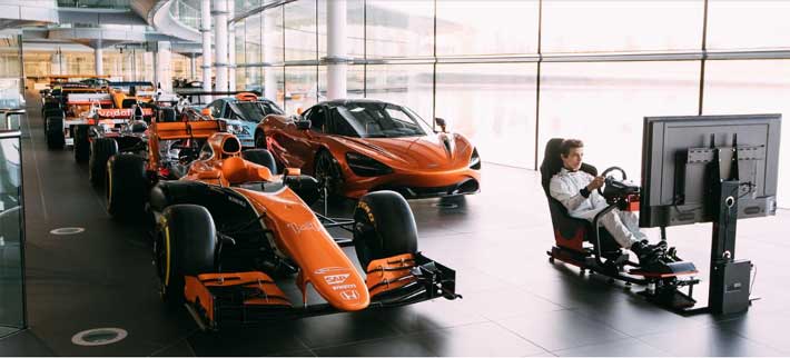 Seja piloto virtual da McLaren