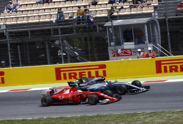 Sebastian Vettel e Valtteri Bottas