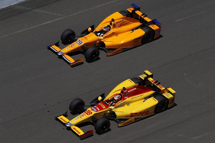 Fernando Alonso e Ryan Hunter-Reay