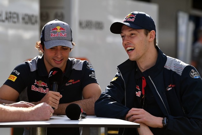 Carlos Sainz e Daniil Kvyat