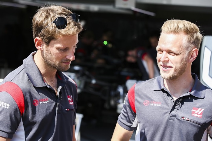 Romain Grosjean e Kevin Magnussen
