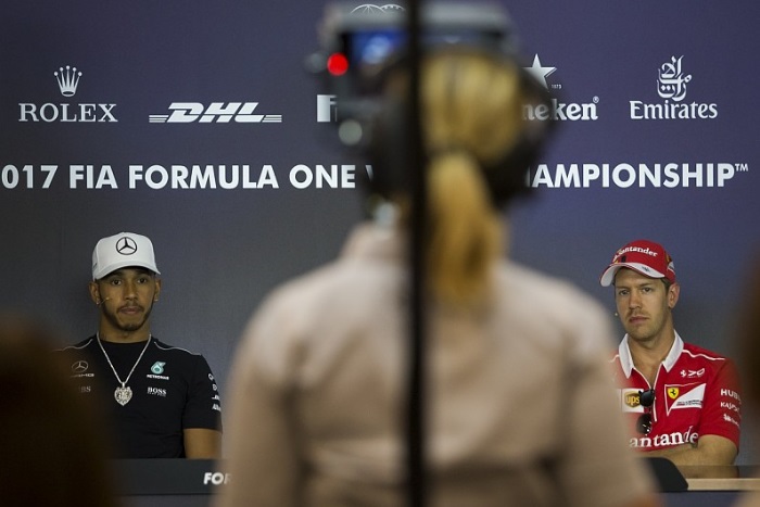 Lewis Hamilton e Sebastian Vettel