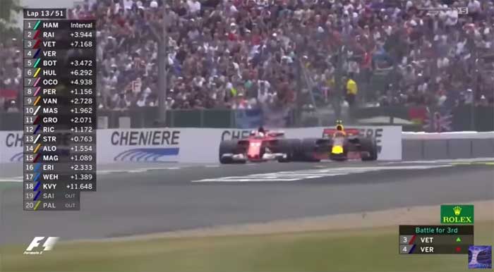 Vettel x Verstappen - Silverstone 2017