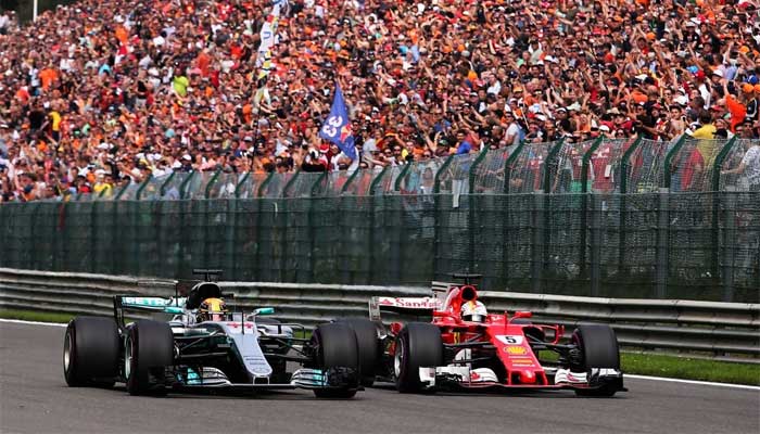 Lewis Hamilton e Sebastian Vettel