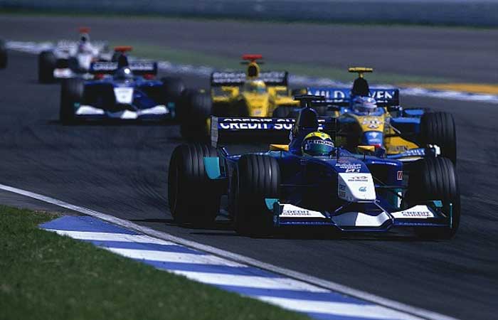 Felipe Massa no GP da Alemanha de 2002