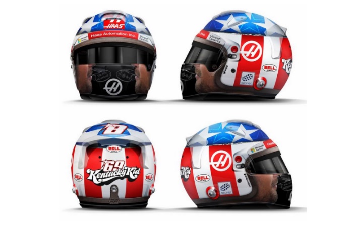 Capacete de Romain Grosjean