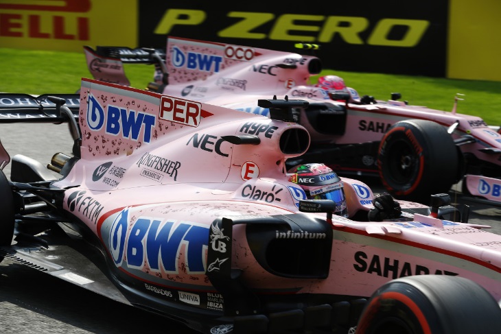 Sergio Perez e Esteban Ocon