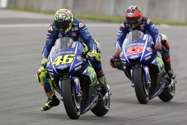 Valentino Rossi e Maverick Vinales