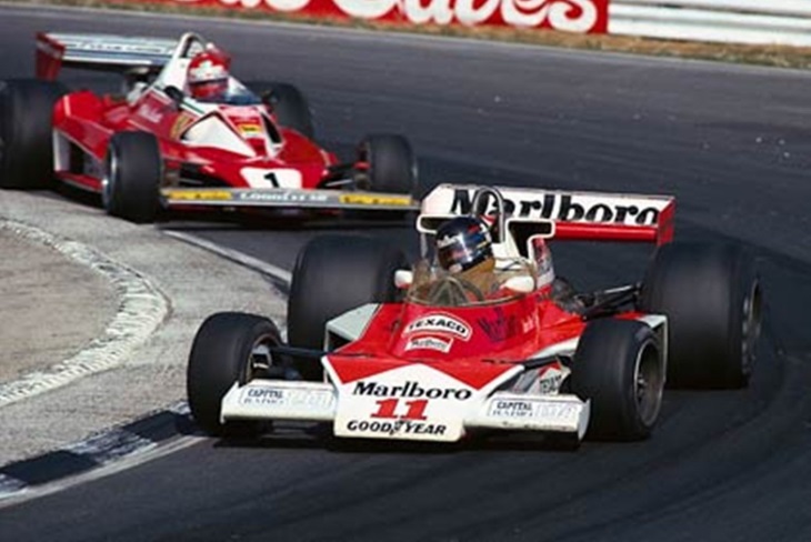 James Hunt e Niki Lauda