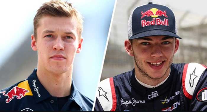 Kvyat e Gasly