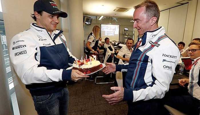 Felipe Massa e Paddy Lowe