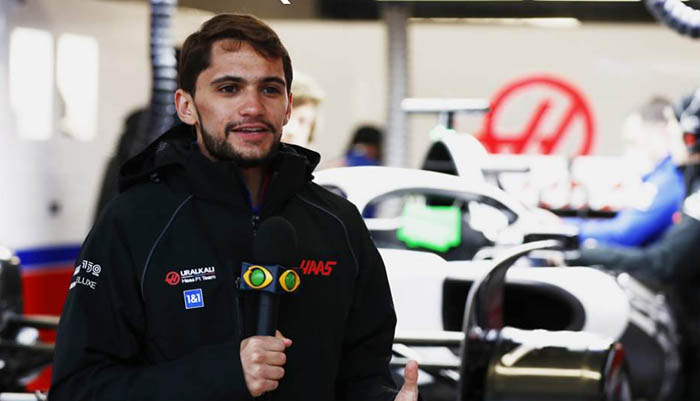 Pietro Fittipaldi disputa nesta sexta treino livre do GP do México com a  Haas